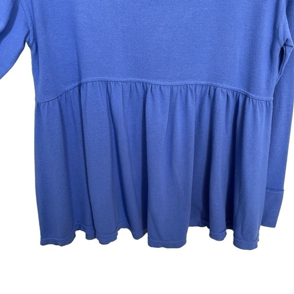 Free People “Forever Your Girl” Cobalt Blue Babydoll Top Size XS - Picture 5 of 13